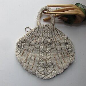 Deco Style Beaded Evening Purse Czechoslovakia 1930 1940 Era